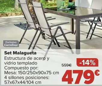 Carrefour Set malagueta oferta
