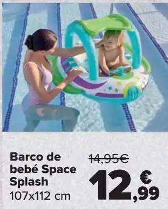 Carrefour Barco de bebé space splash oferta