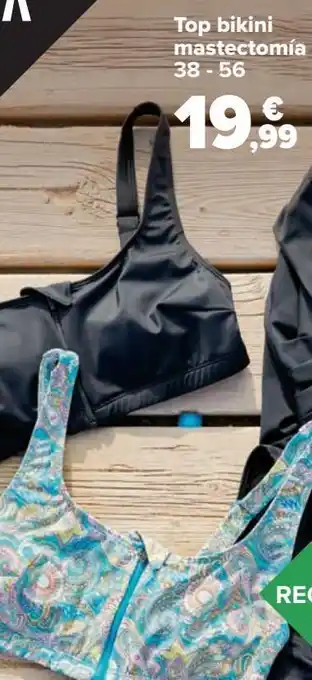 Carrefour Top bikini mastectomía oferta