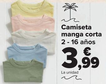 Carrefour Camiseta manga corta oferta