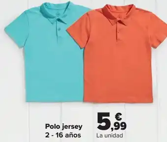 Carrefour Polo jersey oferta