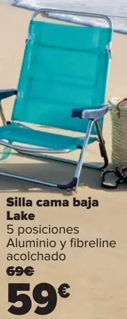 Carrefour Silla cama baja lake oferta