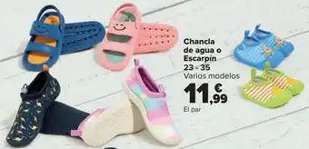 Carrefour Chancla de agua o escarpín oferta