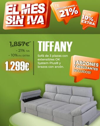 OKSofas Sofá relax oferta