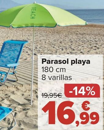 Carrefour Parasol playa oferta