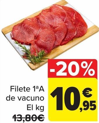 Carrefour Filete 1ªa de vacuno oferta