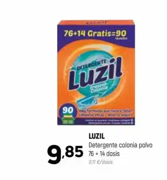 Coviran Luzil Detergente colonia polvo 76 + 14 dosis oferta