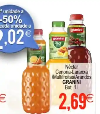 Plenus Supermercados Néctar Cenoria-Laranxa /Multifroitas/Arandos GRANINI Bot. 11 oferta