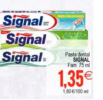 Plenus Supermercados SIGNAL Fam. 75 ml Pasta dental oferta