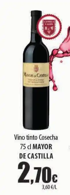 Spar Tenerife Vino tinto Cosecha 75 cl MAYOR DE CASTILLA oferta