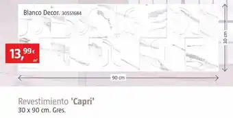 Bauhaus Revestimiento 'capri' blanco decor. oferta