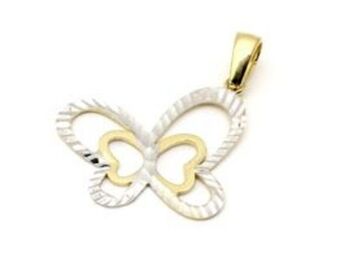 Colgante oro 18k con circonita
