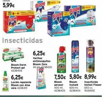 Cadena88 Desde 5,99€ 190 bloom tapo +trecambiocratis moscas bloom derm protect gel 4238406 insecticidas 6,25€ loción repelente oferta