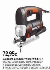 Cadena88 Caladora pendular worx oferta