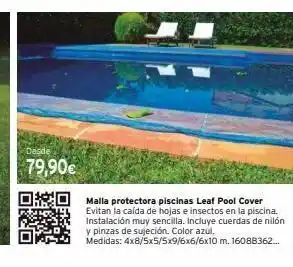 Cadena88 Desde 79,90€ malla protectora piscinas leaf pool cover evitan la caída de hojas e insectos en la piscina. instalación muy s oferta
