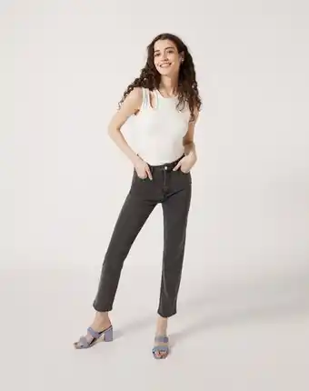 Naf Naf Vaquero recto color antracita oferta