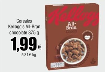 FROIZ Cereales Kellogg's All-Bran chocolate 375 g oferta