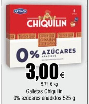 FROIZ Galletas Chiquilin 0% azúcares añadidos 525 g oferta