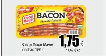 FROIZ Bacon Oscar Mayer lonchas 150 g oferta