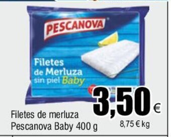 FROIZ Filetes de merluza Pescanova Baby 400 g oferta