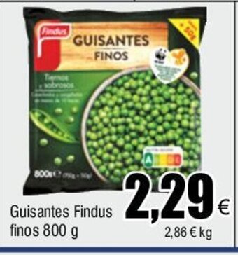 FROIZ Guisantes Findus finos 800 g oferta