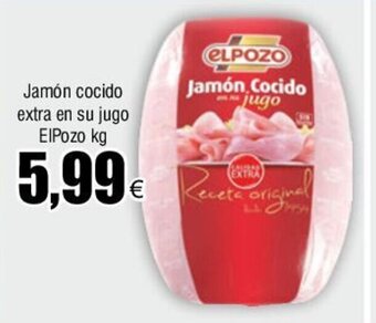 FROIZ Jamón cocido extra en su jugo ElPozo kg oferta