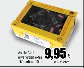 FROIZ Aceite Abril oliva virgen extra 150 sobres 10 ml oferta