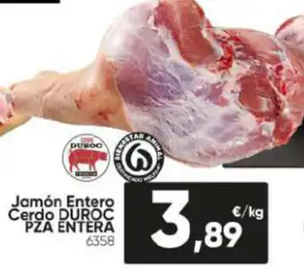 Family Cash Jamón Entero Cerdo DUROC PZA ENTERA oferta