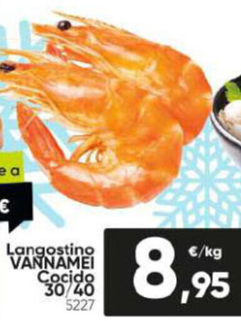 Family Cash Langostino VANNAMEI Cocido 30/40 oferta
