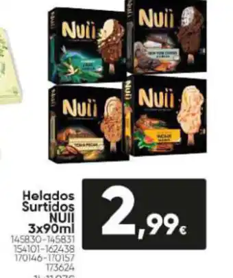 Helados Surtidos NUII 3x90ml