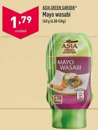 ALDI Asia Green Garden Mayo wasabi 260g oferta