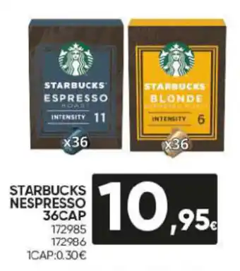 Family Cash STARBUCKS NESPRESSO 36CAP oferta