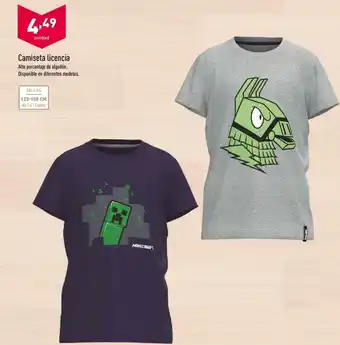 ALDI Camiseta licencia tallas 122-158 cm oferta