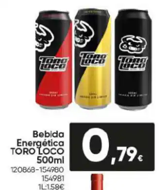Family Cash Bebida Energética TORO LOCO 500ml oferta
