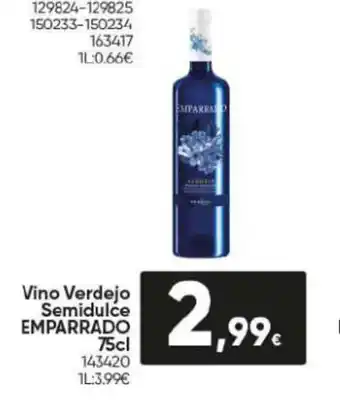 Family Cash Vino Verdejo Semidulce EMPARRADO 75cl oferta