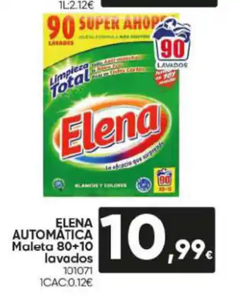 Family Cash ELENA AUTOMÁTICA Maleta 80+10 lavados oferta