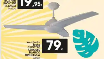 Family Cash Ventilador Techo CECOTEC AERO460 BLANCO 106CM 55W oferta