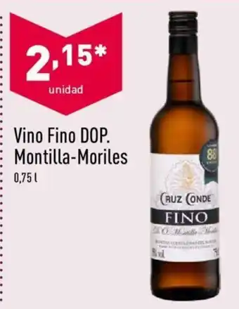 ALDI Vino Fino DOP. Montilla-Moriles 0,75L oferta