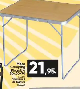 Family Cash Mesa Camping Plegable 80x50x70 153131 DISPONIBLE EN BLANCO 144471 oferta