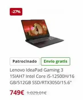PC Componentes Videojuegos oferta
