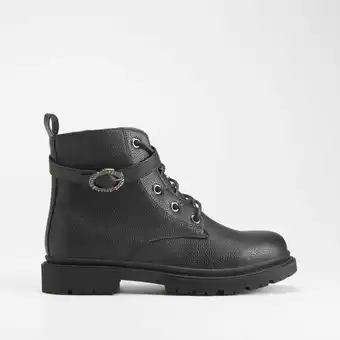 Merkal Botín militar plano hebilla oh girl oferta