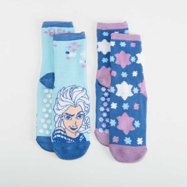 Merkal Pack x2 calcetines antideslizantes frozen oferta