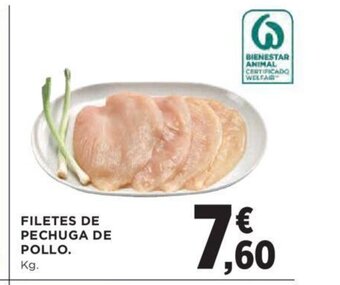 Hipercor FILETES DE PECHUGA DE POLLO. oferta