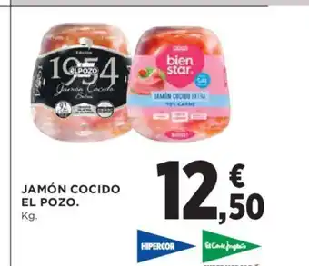 Hipercor JAMÓN COCIDO EL POZO. oferta