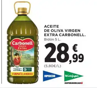 Hipercor ACEITE DE OLIVA VIRGEN EXTRA CARBONELL. Bidón 5 L. oferta