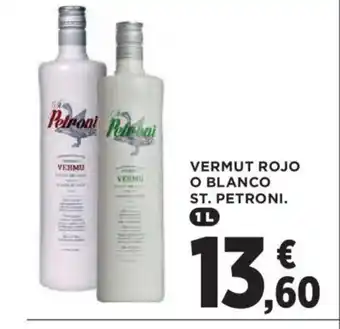 Hipercor VERMUT ROJO O BLANCO ST. PETRONI. 1L oferta