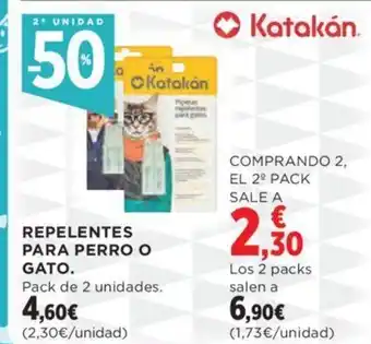 Hipercor REPELENTES PARA PERRO O GATO. oferta