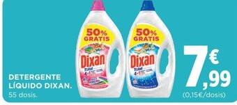 Hipercor DETERGENTE LÍQUIDO DIXAN. oferta