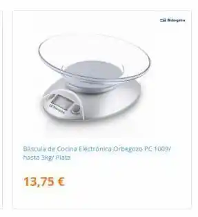 Punto de Informática Báscula de cocina orbegozo oferta