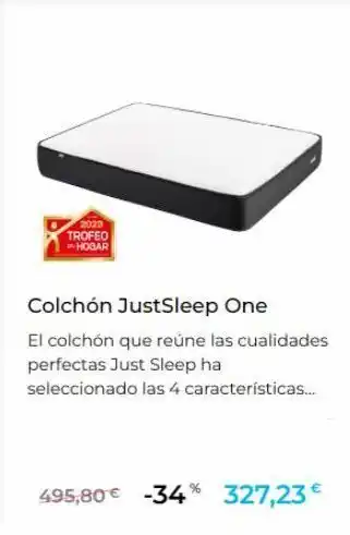 Max Colchón Trofeo hogar colchón justsleep one el colchón que reúne las cualidades perfectas just sleep ha seleccionado las 4 caracter oferta